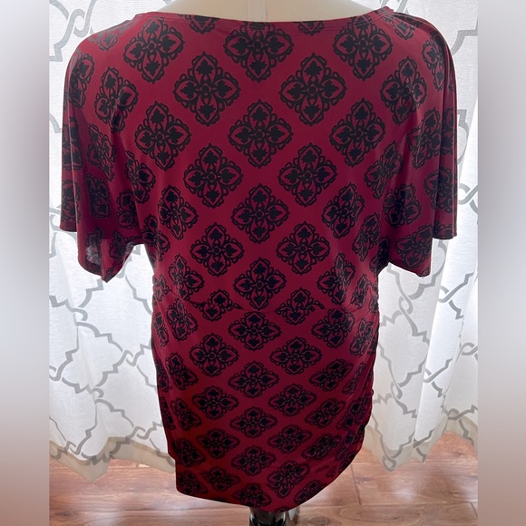 Maurices Red Dressy Blouse - Picture 2 of 4